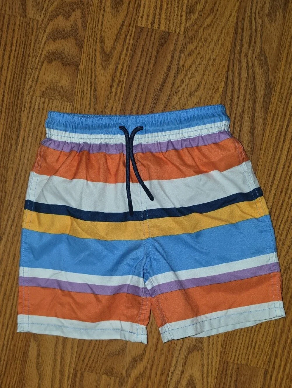 Okie Dokie Matching Swim Trunks And Rash Guard Set
